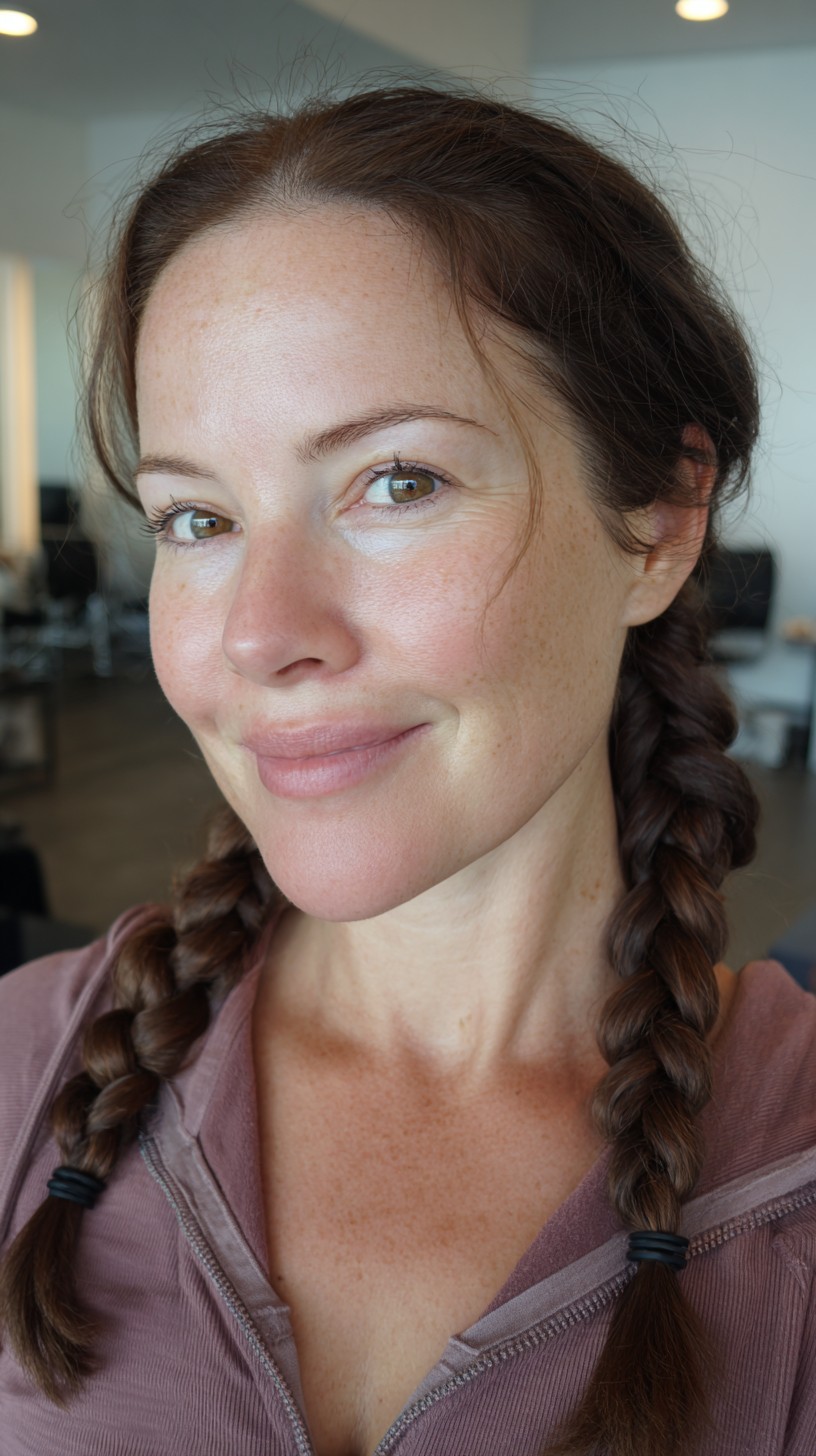 Effortless Dual-Toned Dutch Braids