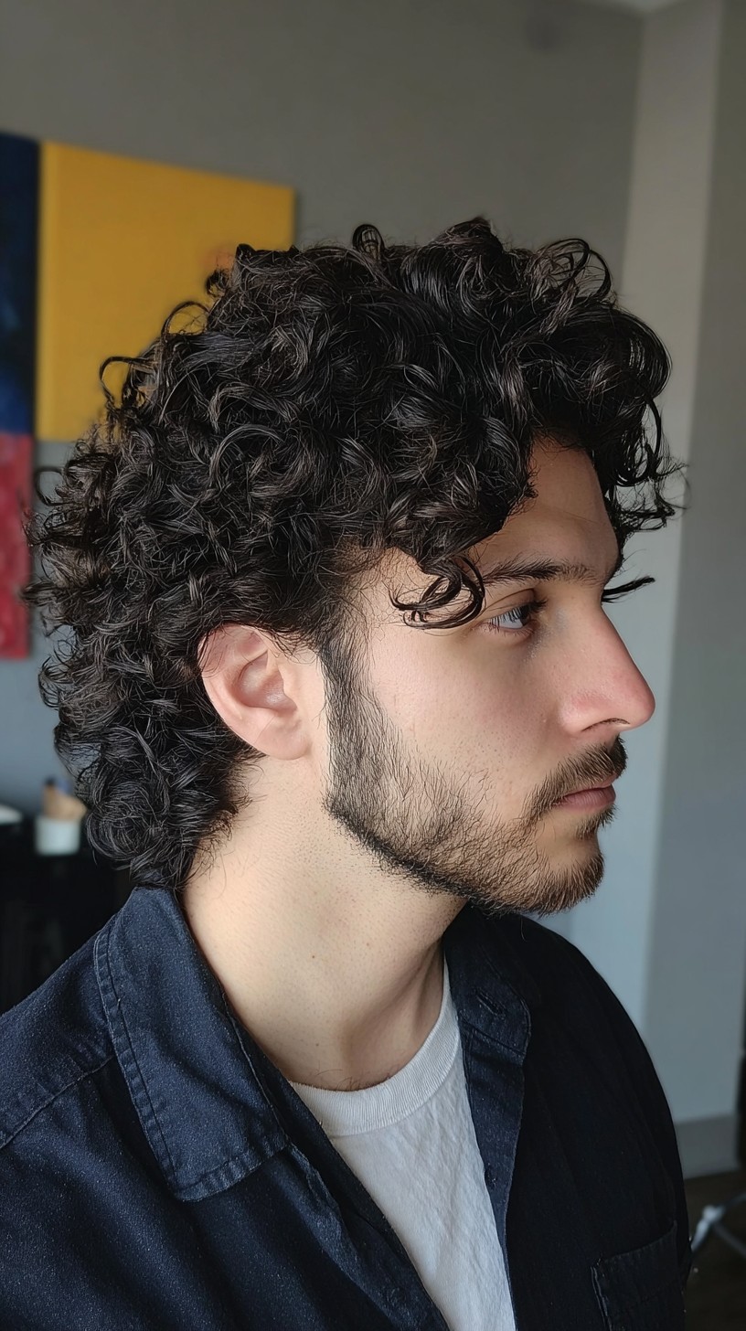 Natural Flowing Curls with Subtle Layering