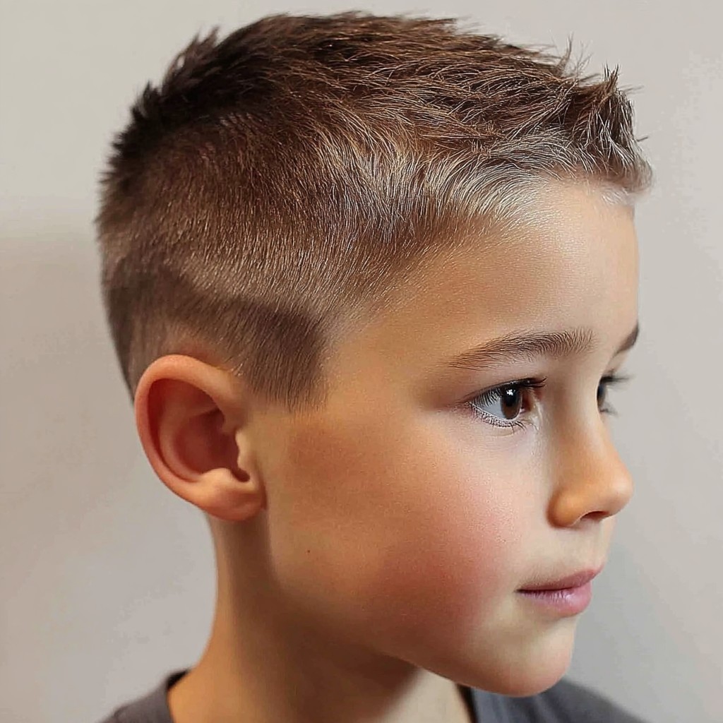 Sharp Neat Crew Cut with Subtle Graduation