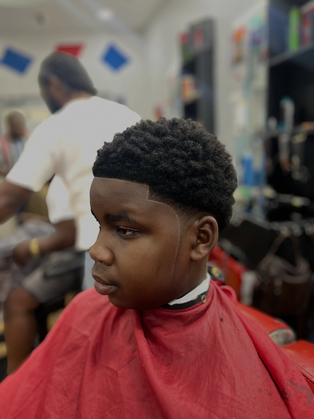 Sharp Textured Top with Clean Fades