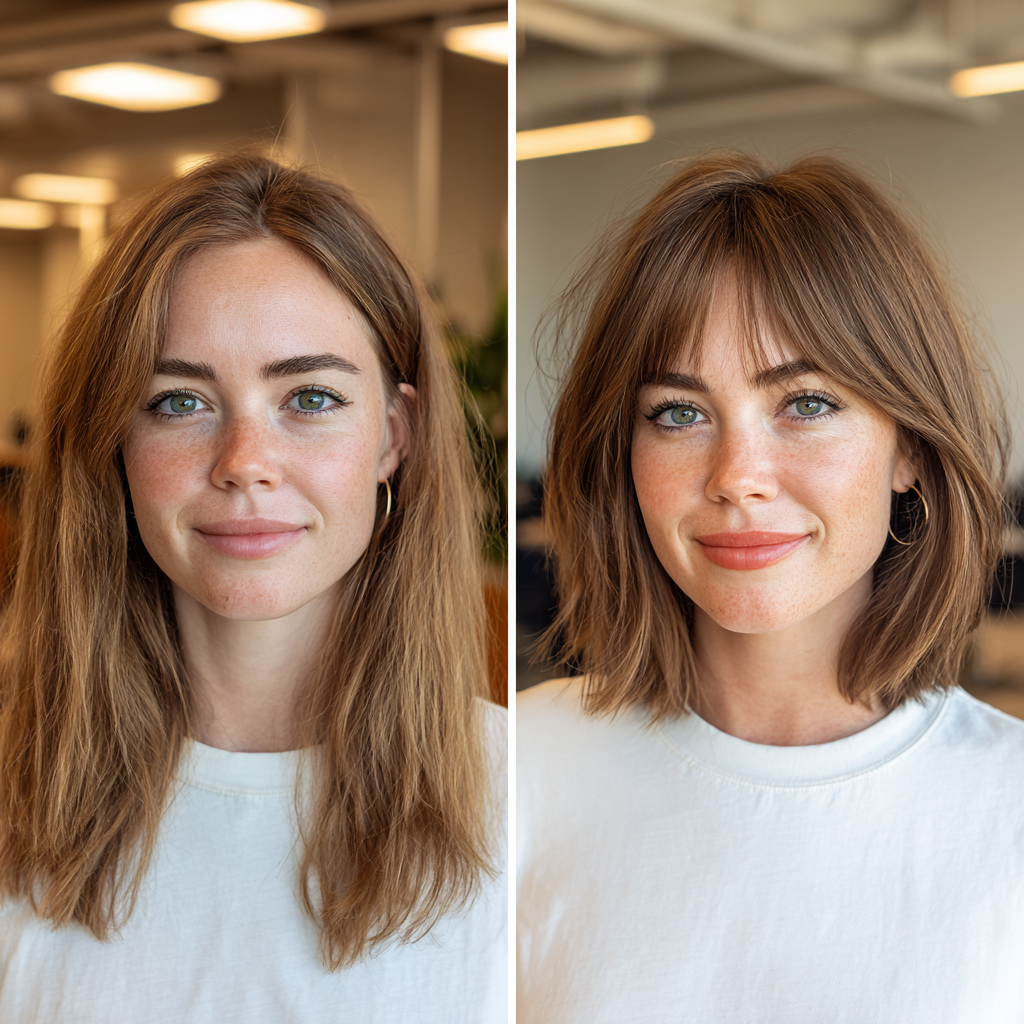 Textured Wavy Lob with Face-Framing Layers
