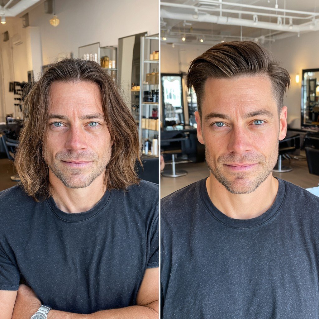Versatile Mid-Length to Sleek Short Transition