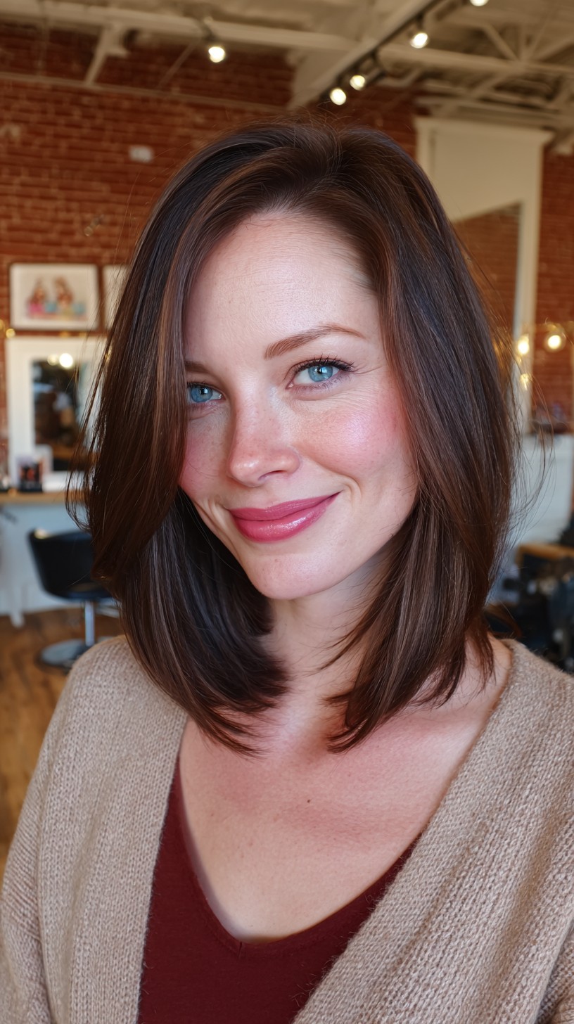 Rich Chocolate Lob with Soft Blending Layers