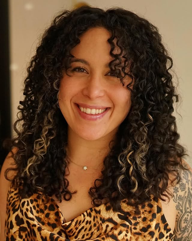 Bold Contrast Ombre Curly Bob