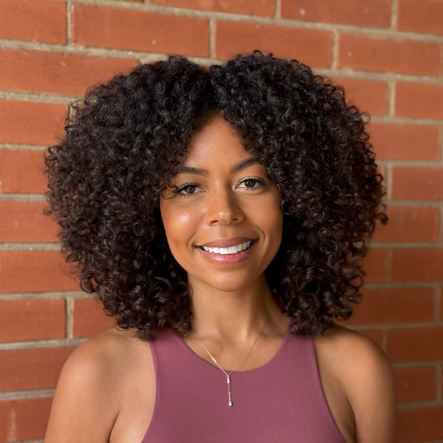 Effortless Chestnut Curly Cascade