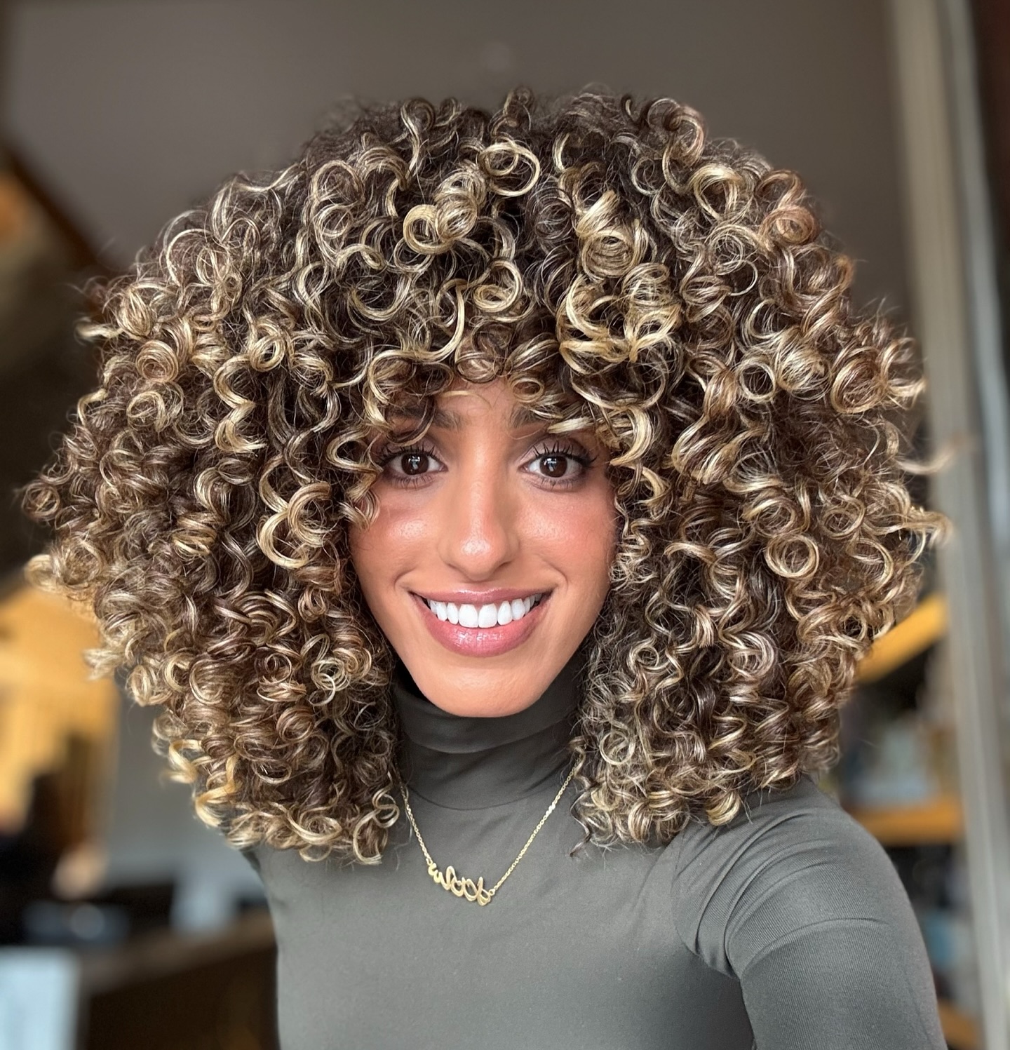 Luxurious Multi-Dimensional Curly Bob