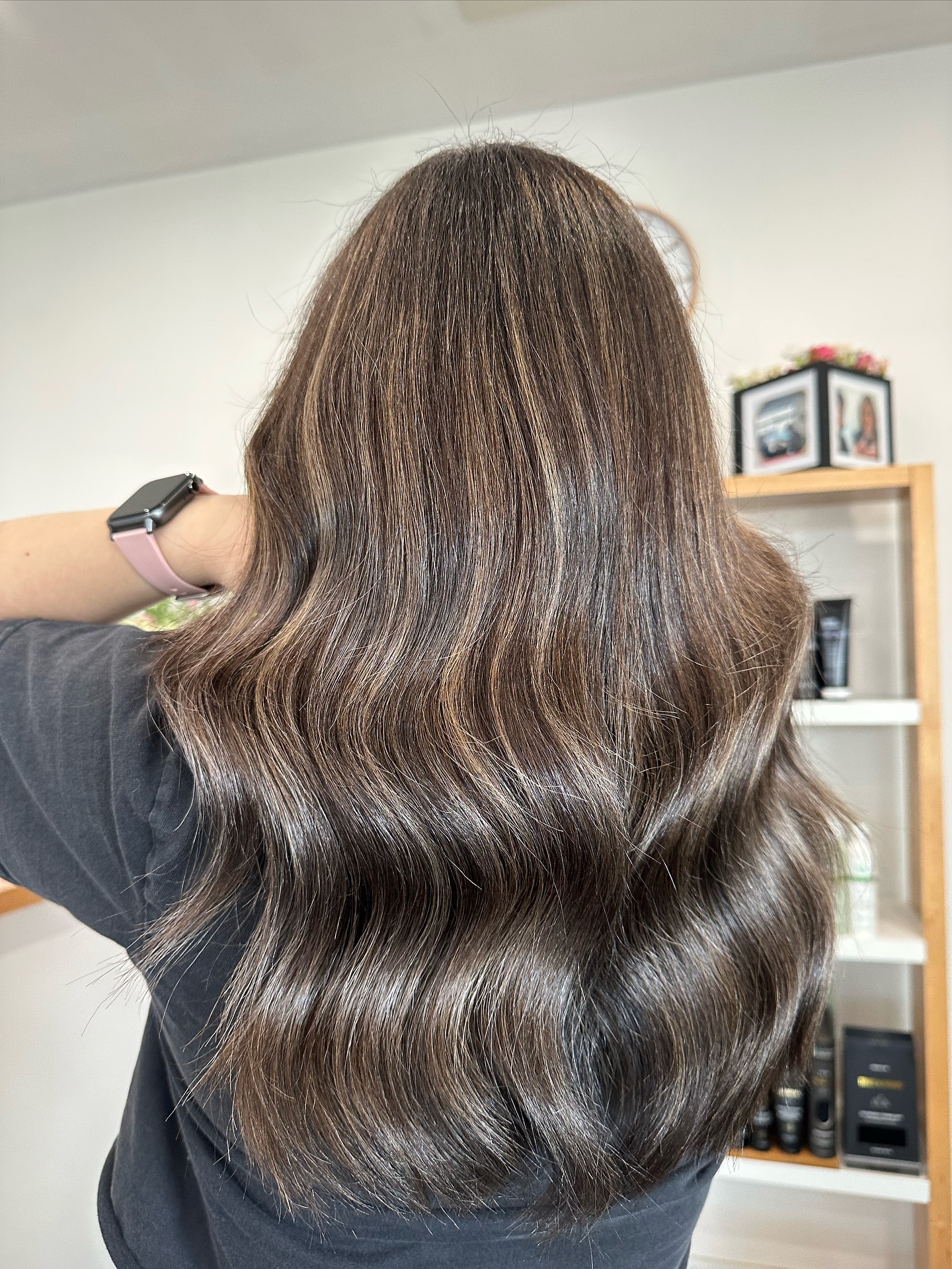 Beautiful Chocolate Brown Waves with Subtle Highlights