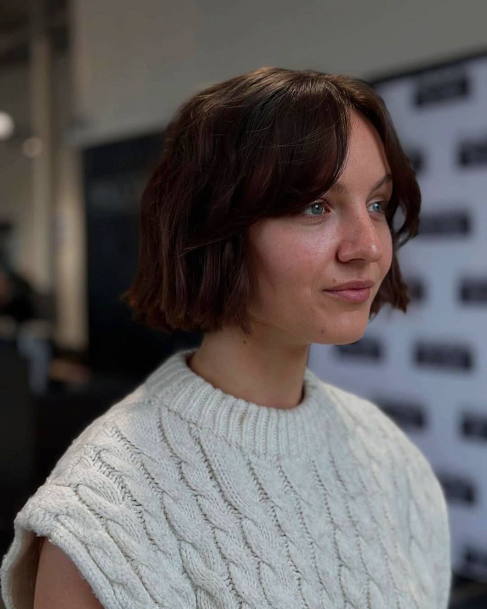 Chic Textured Bob with Subtle Movement