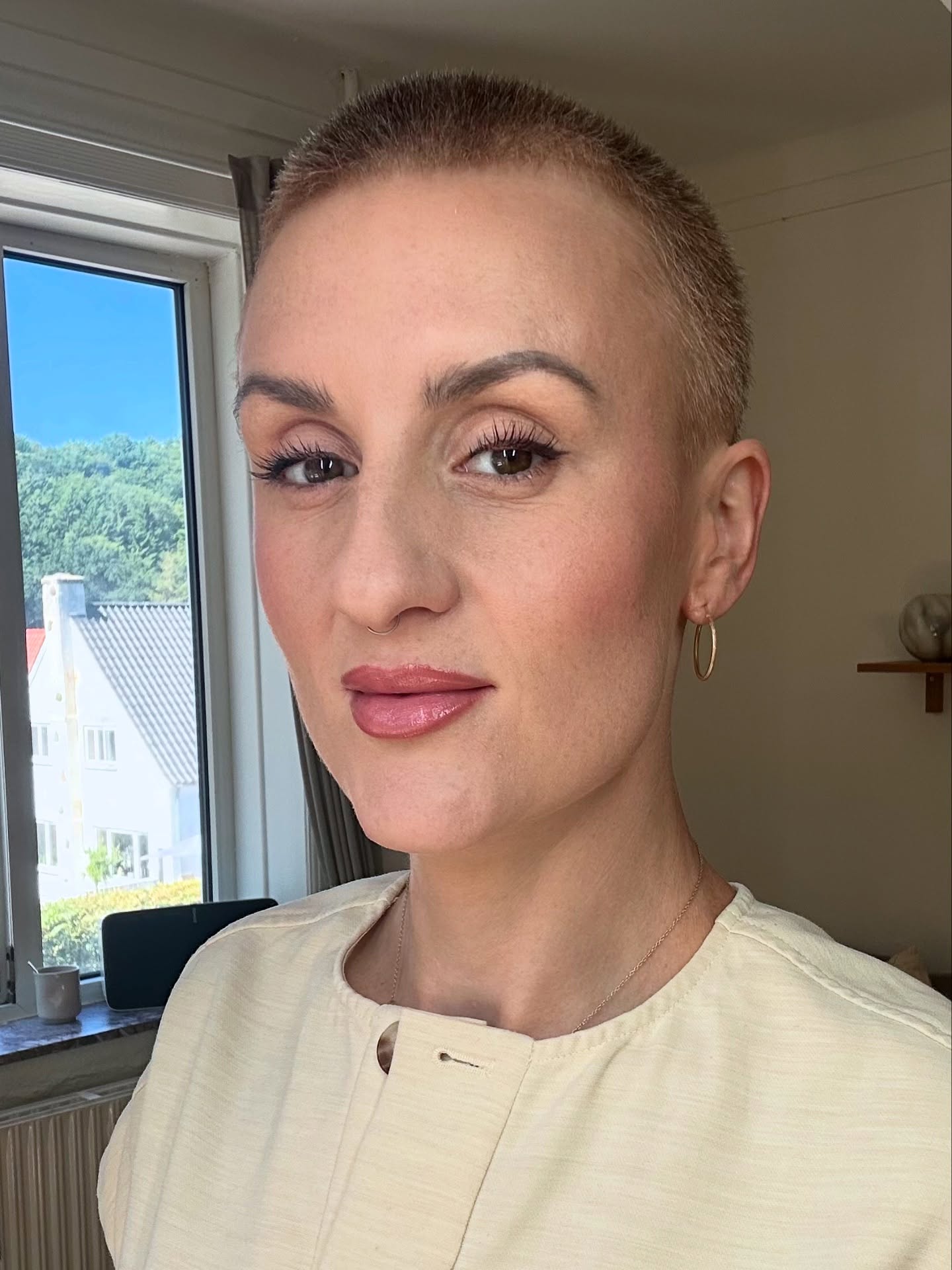 Textured Buzz Cut with Defined Length