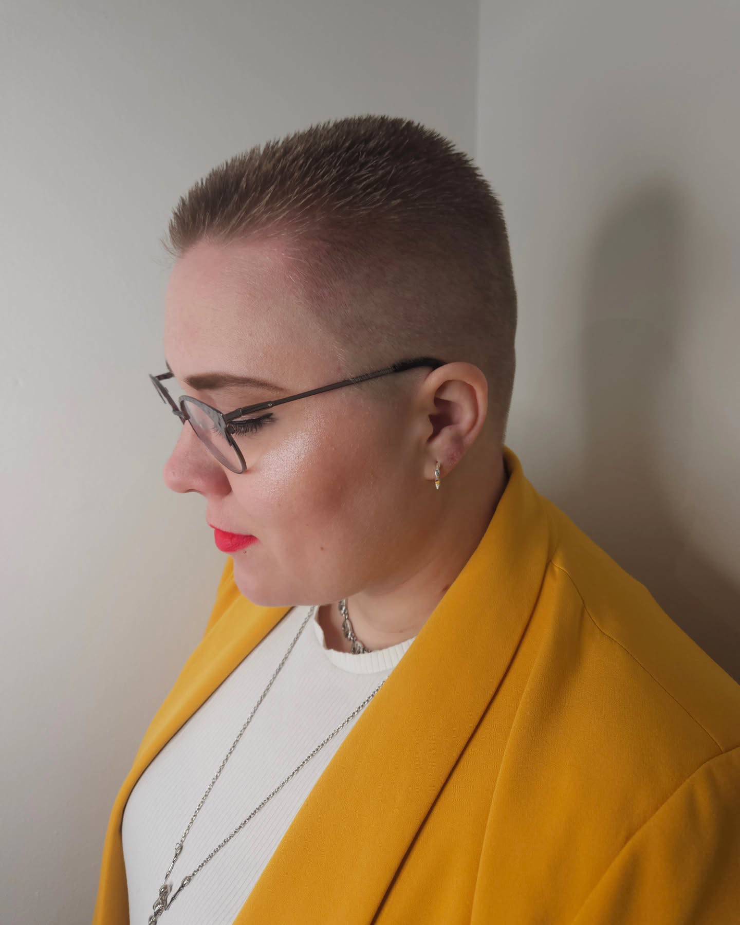 Textured Short Buzz Cut with Defined Length