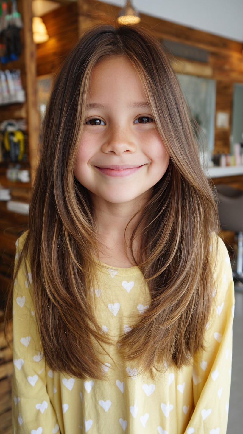 Delicate Long Layered Cut with Subtle Face-Framing