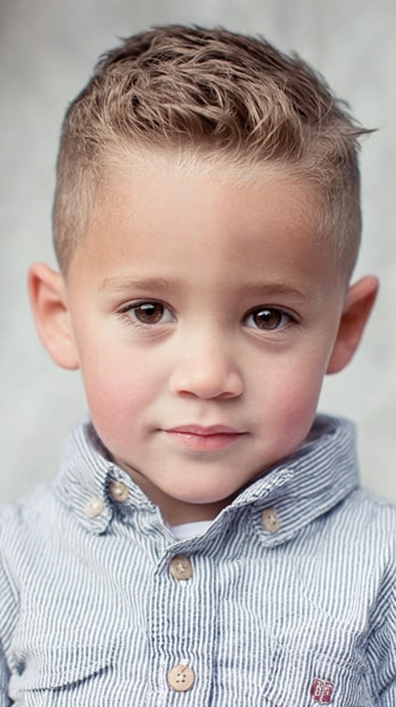 Sleek Tapered Side with Textured Top for Boys