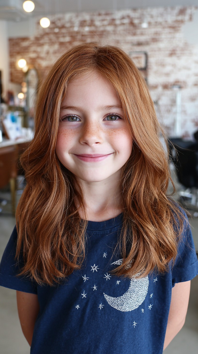 Soft Copper Waves with Gentle Layers