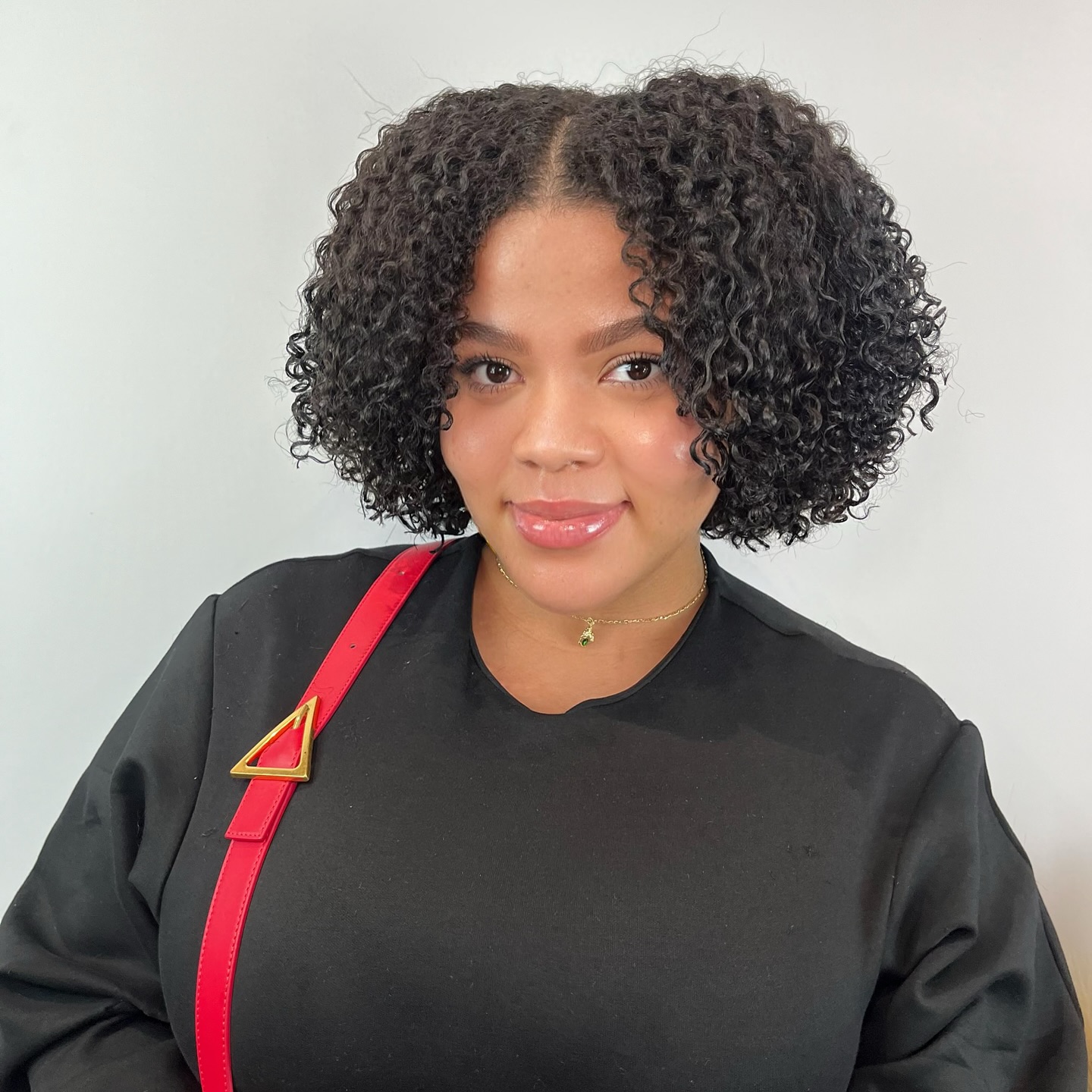 Playful Curly Bob with Defined Curls