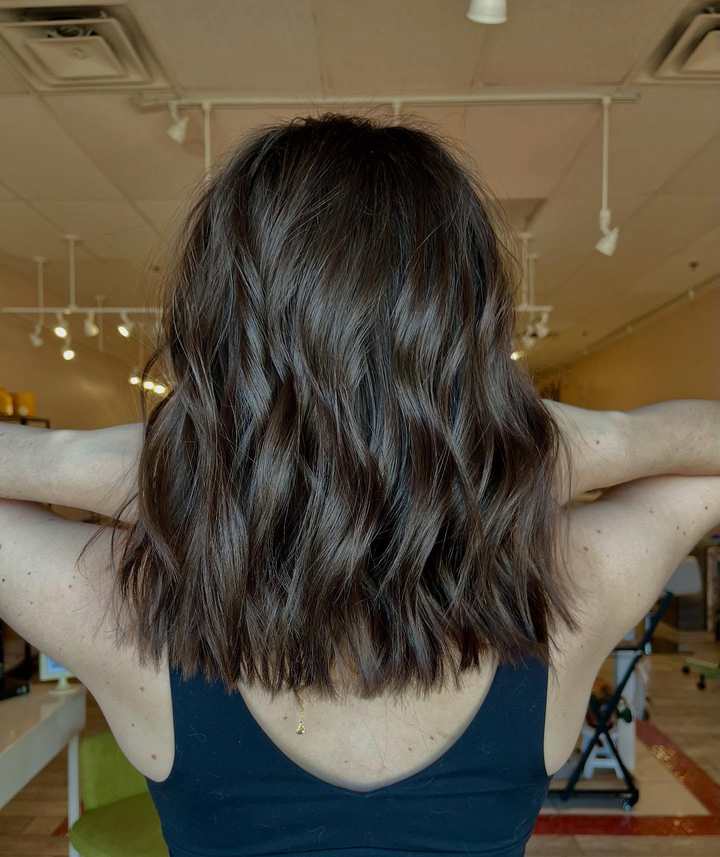 Casual Textured Wavy Bob
