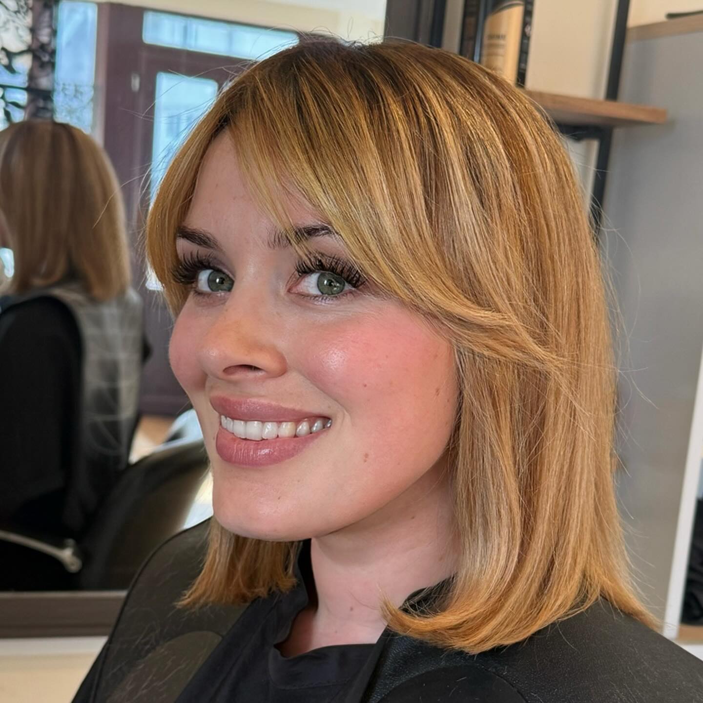 Chic Soft Layered Bob with Wispy Bangs