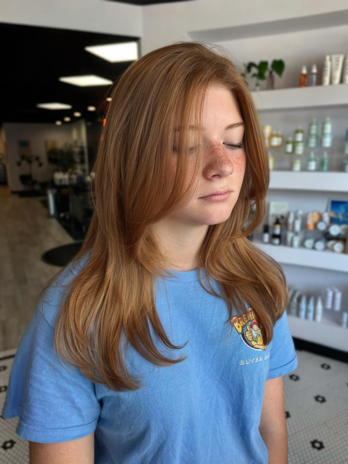 Softly Layered Long Cut with Gentle Face Framing