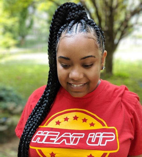 17 Hottest Braided Ponytail Hairstyles For Black Women