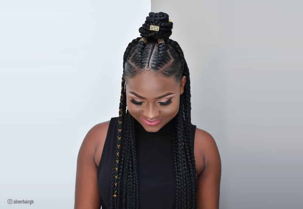 1. 50 Ghana Braids Styles: Ideas for Every Woman - wide 5