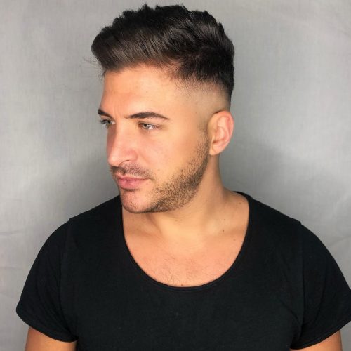 shaved sides as well as pilus on exceed that is slightly longer 21 Best High as well as Tight Haircuts for Men