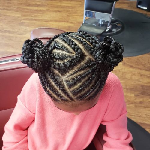 Goddess braids are larger in addition to thicker cornrows that protect natural pilus xviii Glam Goddess Braids You Will Love Wearing