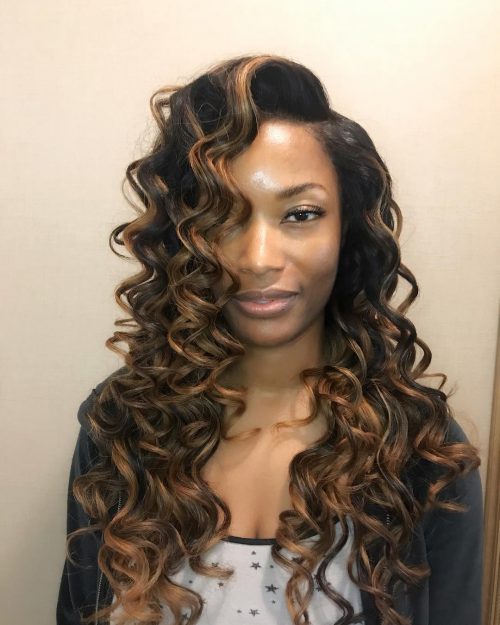 A golden dark-brown pilus color is a blend of medium dark-brown together with calorie-free blonde fifteen Golden Brown Hair Color Ideas to Try This Year