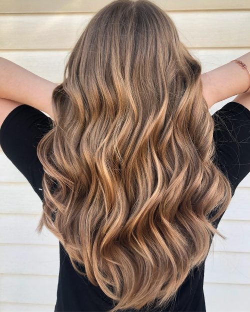  rich caramel is a beautiful shade for brunettes 29 Hottest Caramel Brown Hair Color Ideas