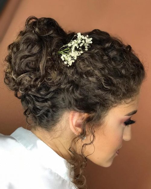 Curly Chignon