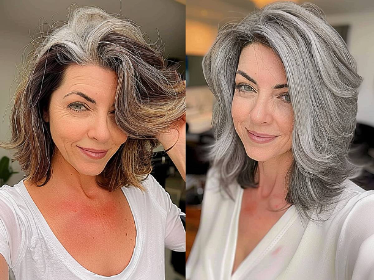 2. 50 Shades of Grey Hair: Silver and White Highlights for Eternal Youth - wide 3