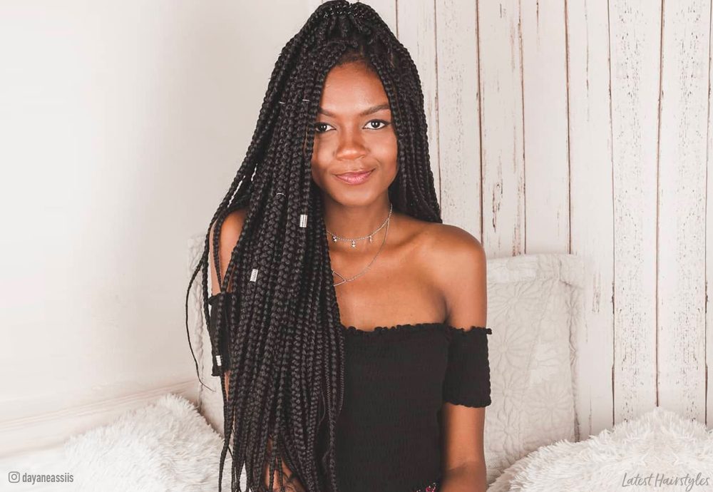 13 Best Long Box Braids Hairstyles for 2020