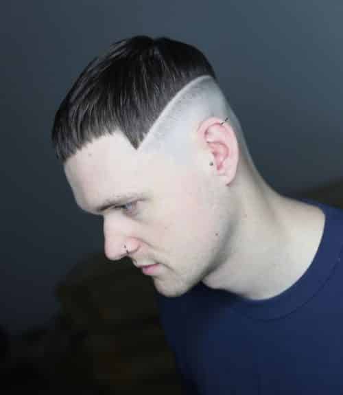 shaved sides as well as pilus on exceed that is slightly longer 21 Best High as well as Tight Haircuts for Men