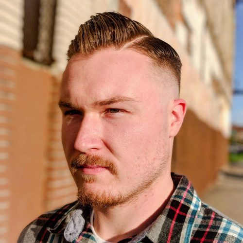 The difficult component haircut is when a describe is shaved inwards the scalp to create a contrasting divisi 24 Hard Part Haircut Ideas for Your Next Inspiration