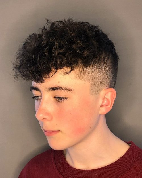 16 Best Curly Hair Fade Haircuts For Guys In 2020