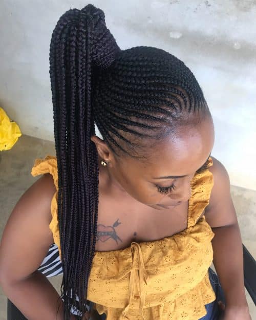 17 Hottest Braided Ponytail Hairstyles For Black Women