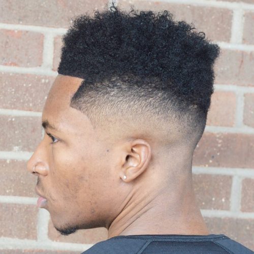 A curly pilus fade is a type of fade that xvi Awesome Examples of Curly Hair Fade Haircuts