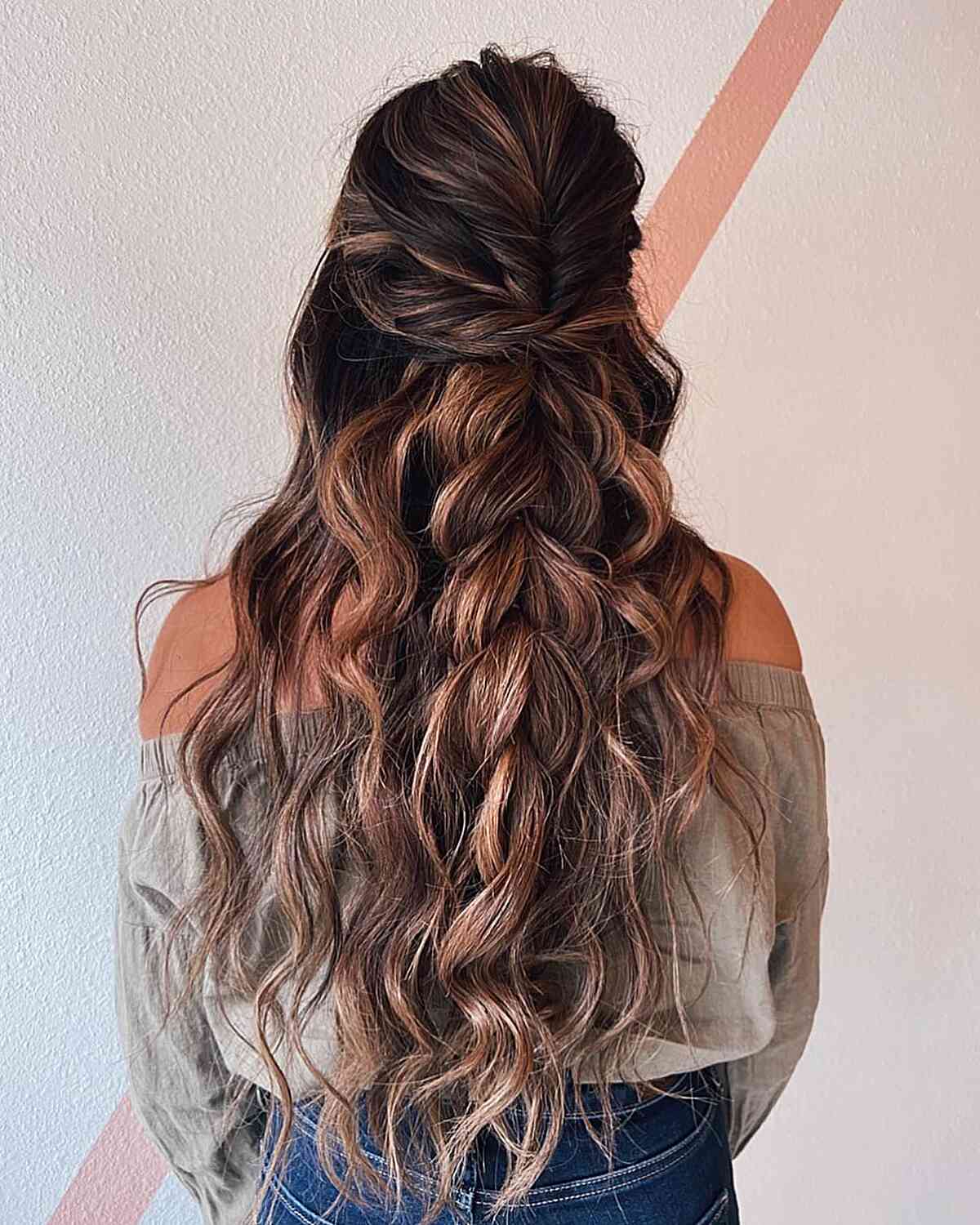 High Volume Boho Braid Hairstyle