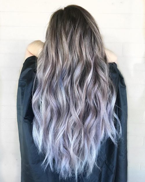 17 Hottest Silver Purple Hair Colors Of 2020