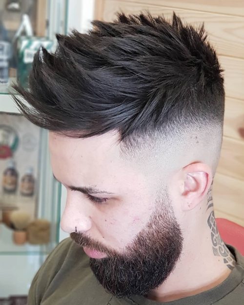 the classic driblet fade haircut is specific type of pilus fade that starts from the temples 24 Coolest Examples of Drop Fade Haircuts This Year