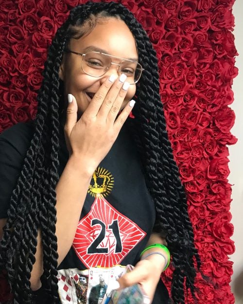 is a pop protective hairstyle for dark women who encompass their natural pilus 24 Senegalese Twist Styles to Try Right Now