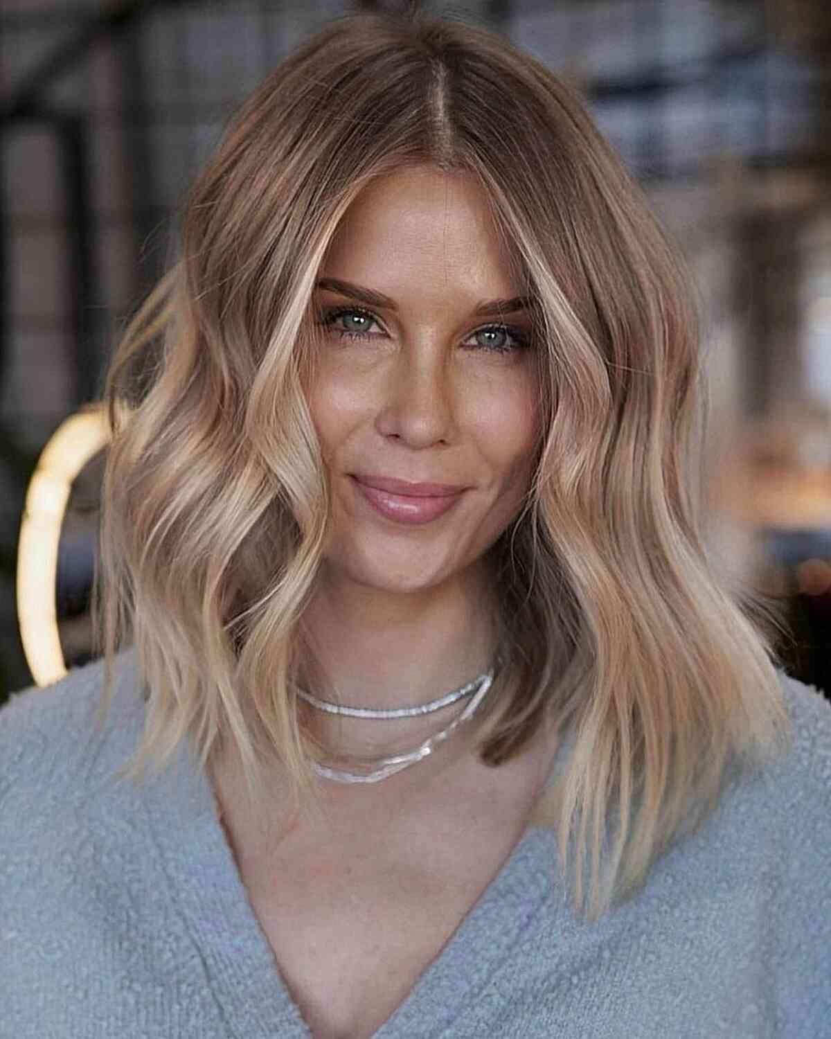 Just past the shoulder hairstyles for summer