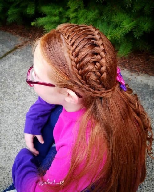 Tired of the same tedious hairstyles for your piddling immature lady 29 Cutest Little Girl Hairstyles