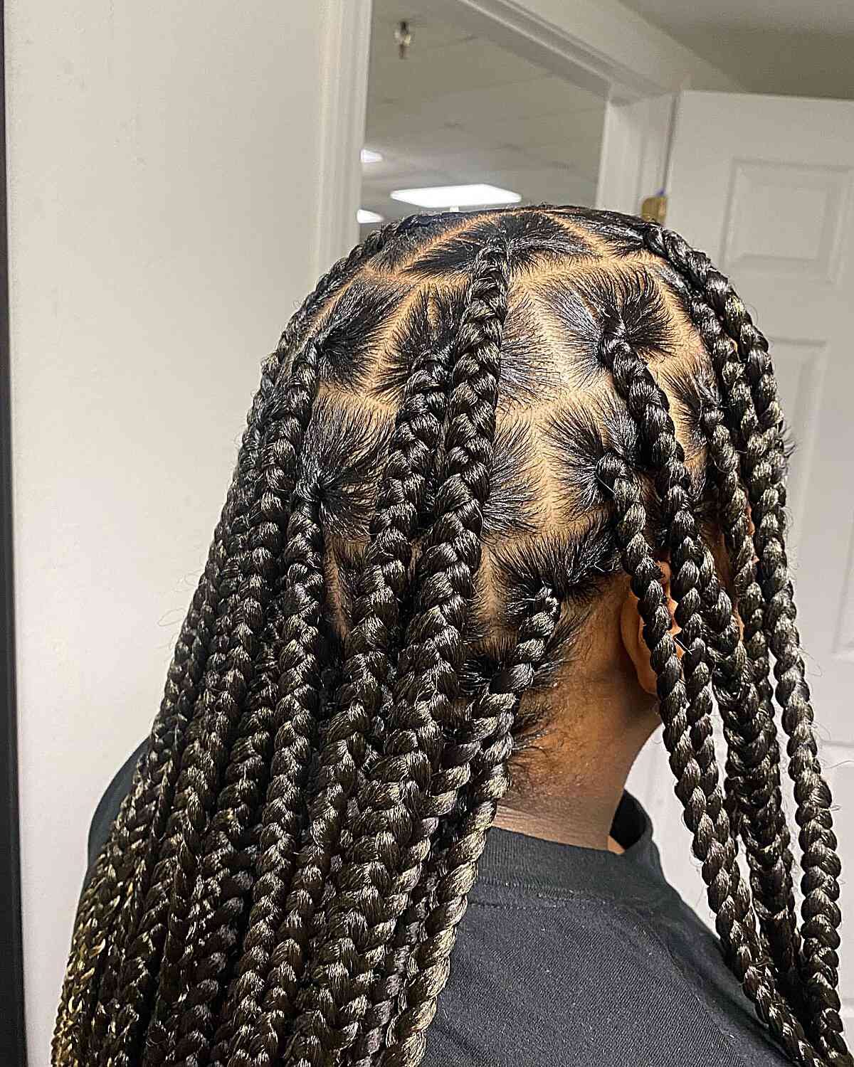 Large No-Knots Thick Crochet Braids for Long Hair