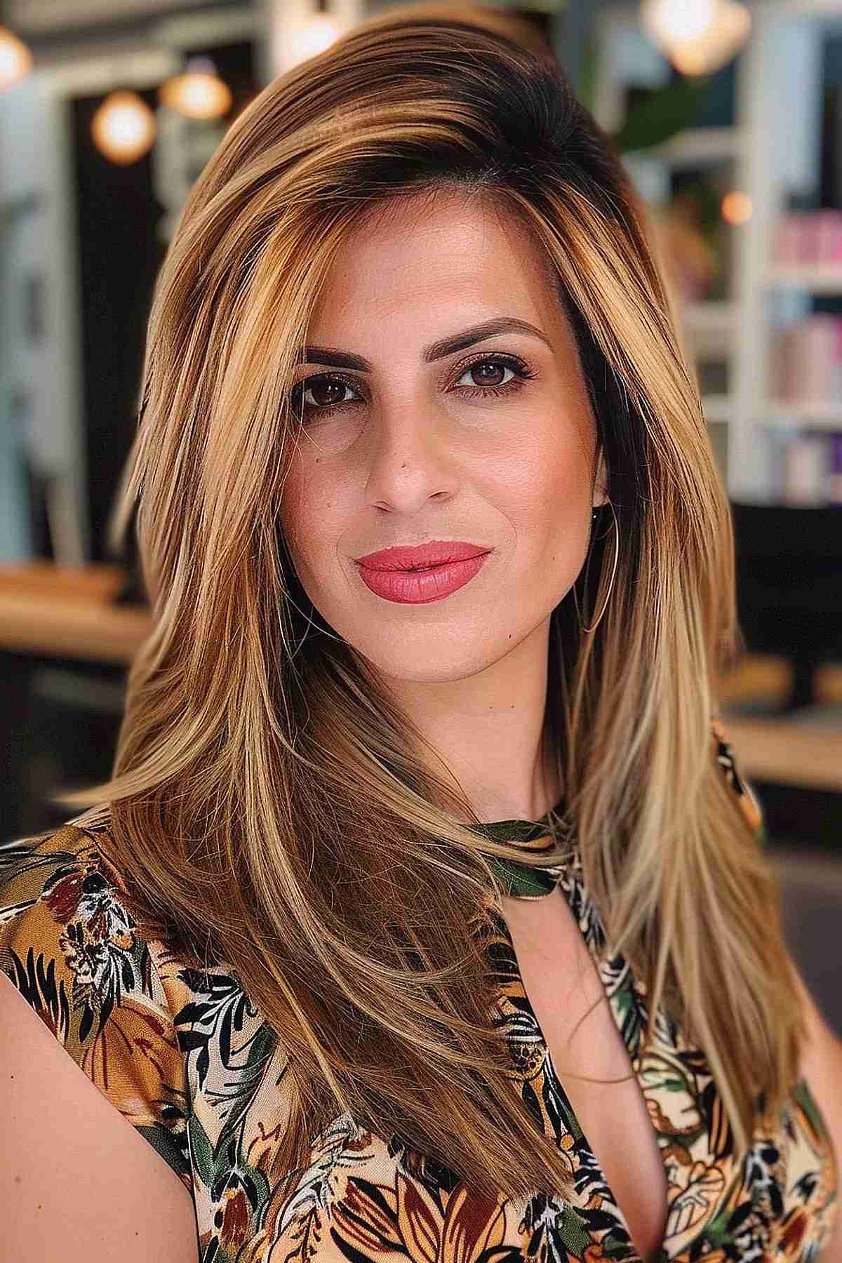Layers for Thick Straight Hair