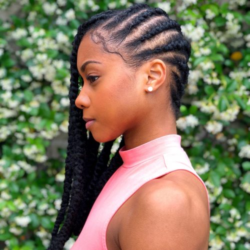 Feed inwards braids are protective braided hairstyles that brand utilization of pilus extensions that are 29 New Feed In Braids To Check Out
