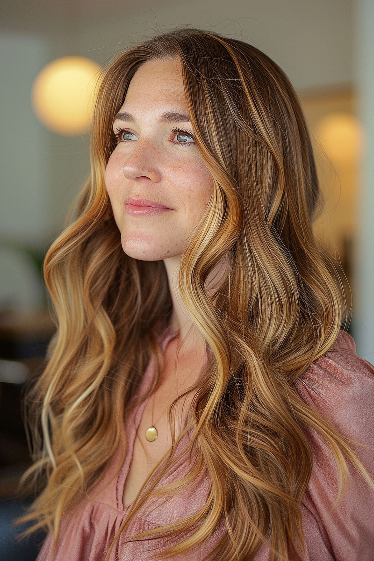Sexy Sun-Kissed Blonde Highlights
