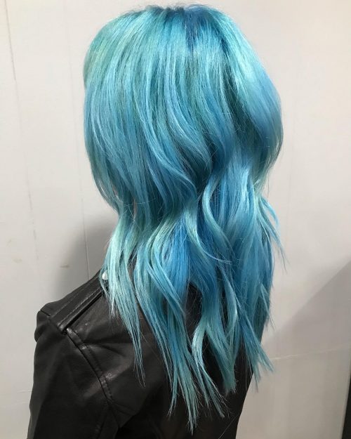 Mermaid pilus is a pilus color tendency that infuses 2 or to a greater extent than pastels or vivids onto long The thirteen Hottest Mermaid Hair Color Ideas