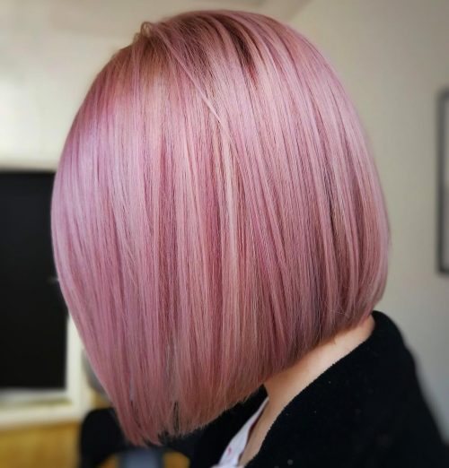A pastel pinkish pilus color is a soft in addition to frail version of pinkish that The xviii Prettiest Pastel Pink Hair Color Ideas Right Now