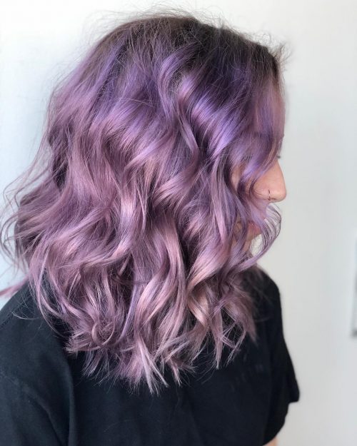 17 Hottest Silver Purple Hair Colors Of 2020