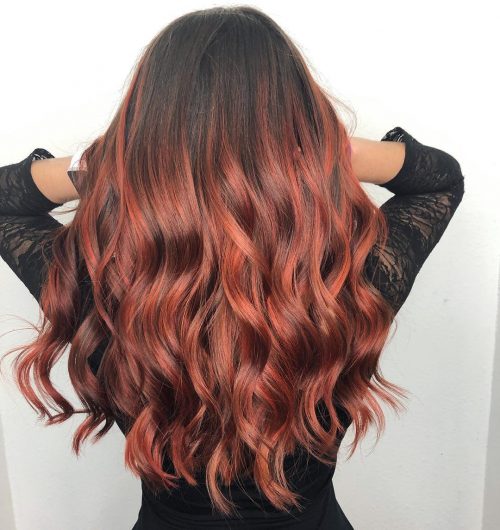 27 Blazing Hot Red Ombre Hair Color Ideas In 2020