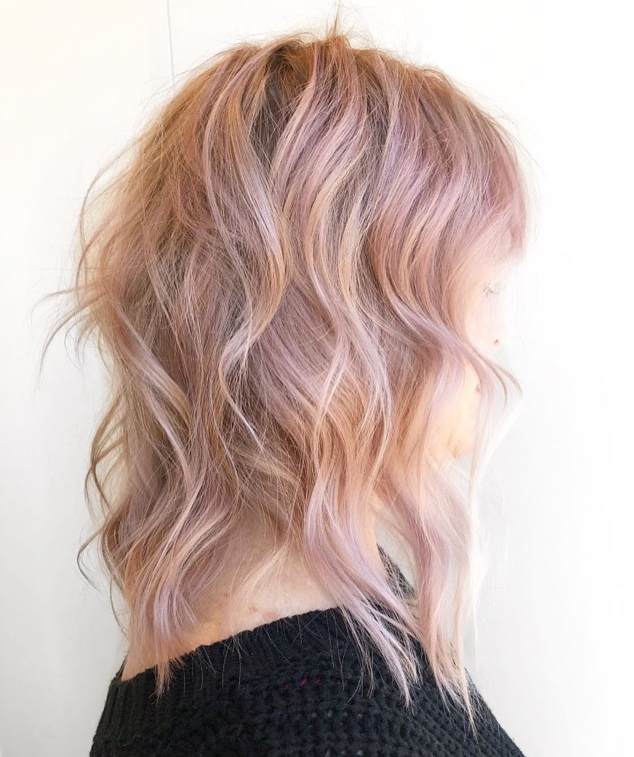 Light rose gold. Роуз блонд